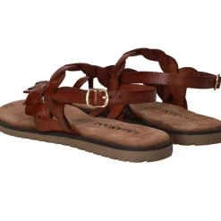 Lazamani Sandalen Bruin Dames