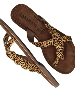 Lazamani Slippers Beige Dames