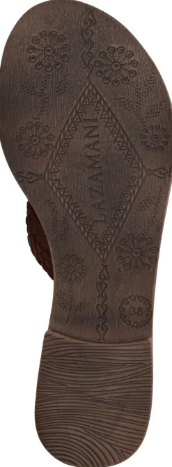 Lazamani Slippers Bruin Dames