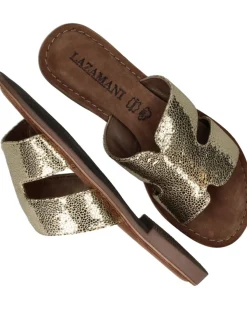 Lazamani Slippers Goud Dames