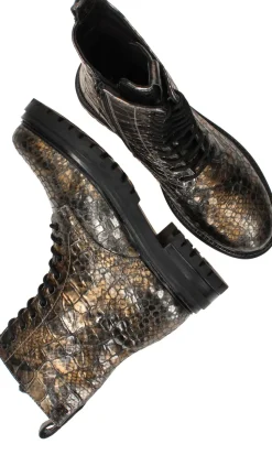 Lazamani Veterboots Goud Dames