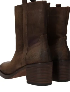 LOFF 1881 Enkellaarsjes Bruin Dames