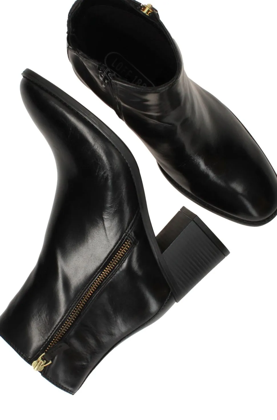 LOFF 1881 Enkellaarsjes Zwart Dames