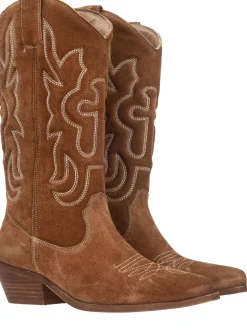 LOFF 1881 Lange laarzen Cognac Dames