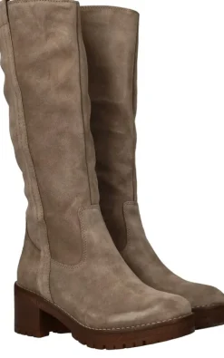 LOFF 1881 Lange laarzen Taupe Dames