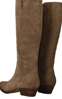 LOFF 1881 Lange laarzen Taupe Dames