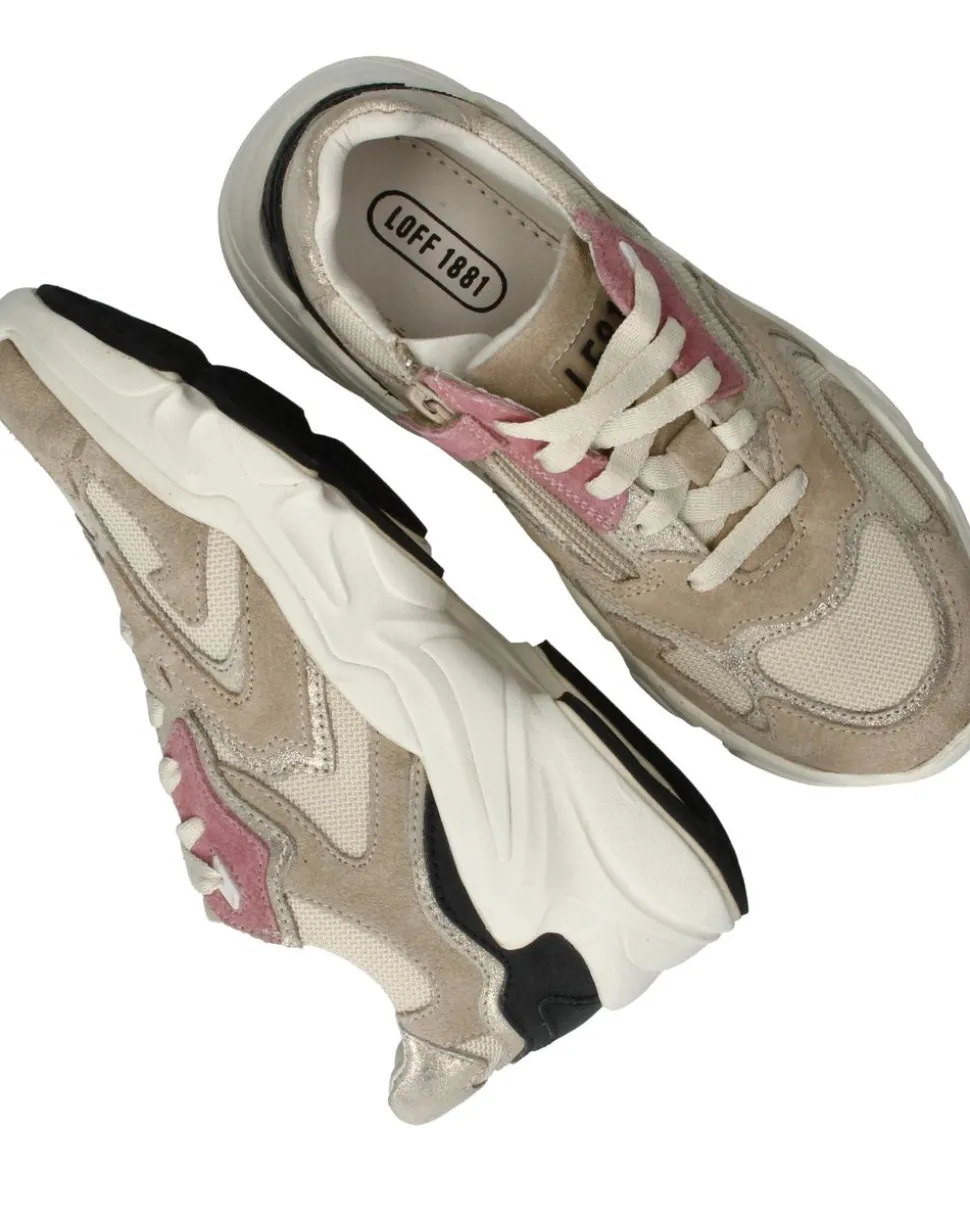 LOFF 1881 Sneakers Beige Meisjes