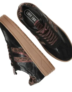 LOFF 1881 Veterschoenen Zwart Dames