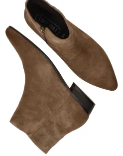 LOFF1881 Enkellaarsjes Taupe Dames