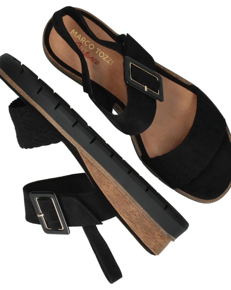 MARCO TOZZI Sandalen Zwart Dames