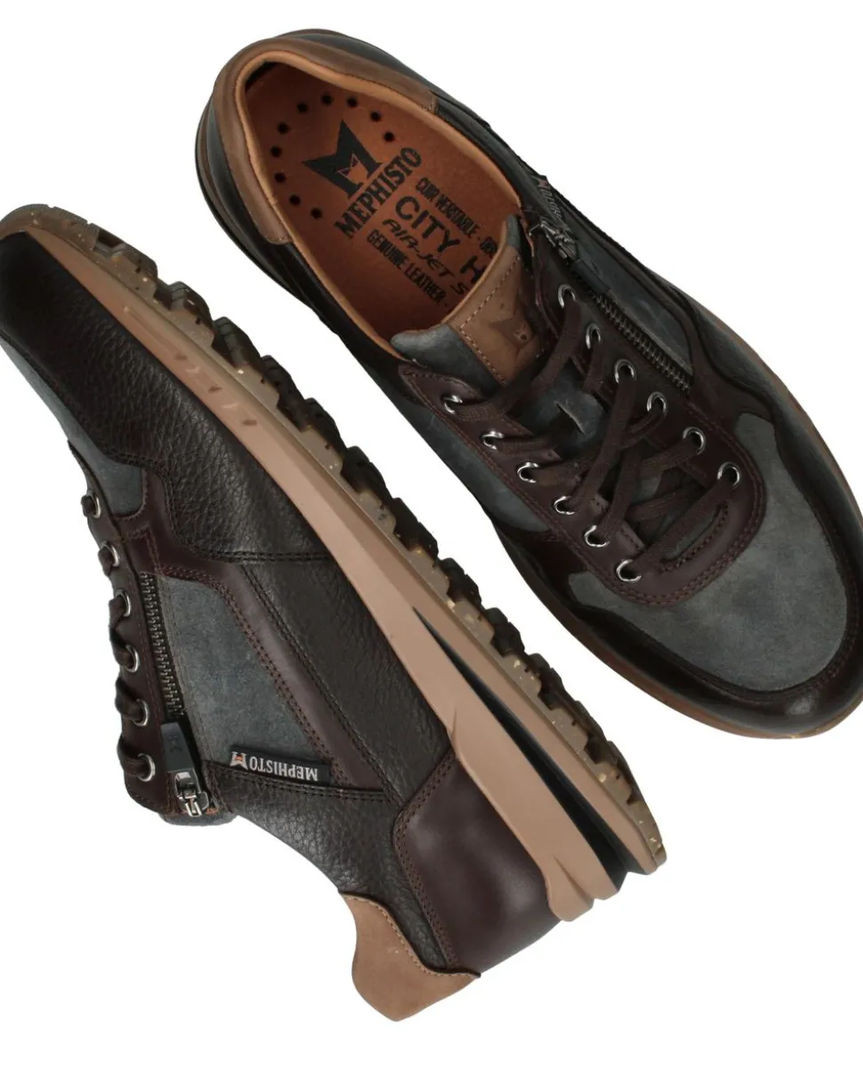 Mephisto Bradley Sneakers Bruin Heren