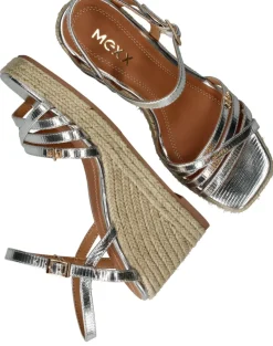 Mexx Noemi Sleehakken Zilver Dames