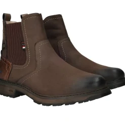Mustang Chelseaboots Bruin Heren