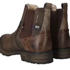 Mustang Chelseaboots Bruin Heren