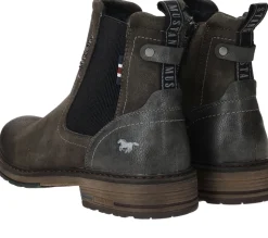 Mustang Chelseaboots Grijs Heren