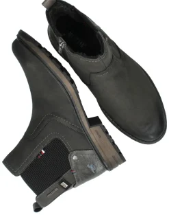 Mustang Chelseaboots Zwart Heren