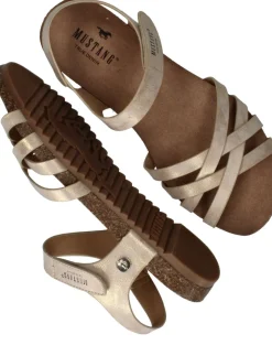 Mustang Sandalen Goud Dames