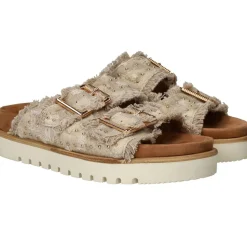 Mustang Slippers Beige Dames