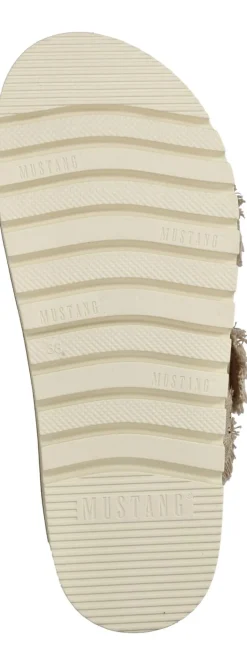 Mustang Slippers Beige Dames