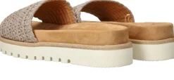 Mustang Slippers Taupe Dames