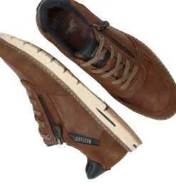 Mustang Sneakers Cognac Heren