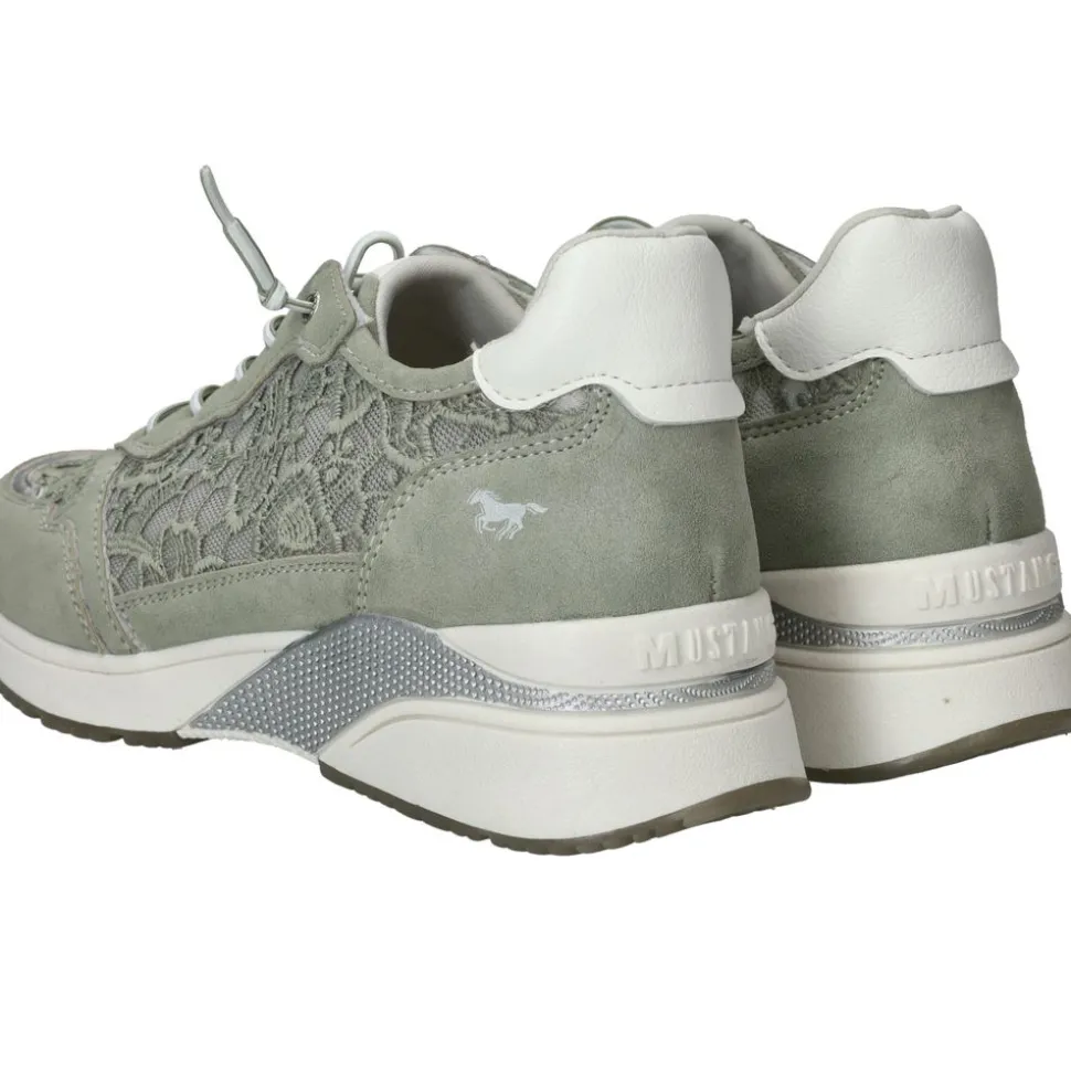 Mustang Sneakers Groen Dames
