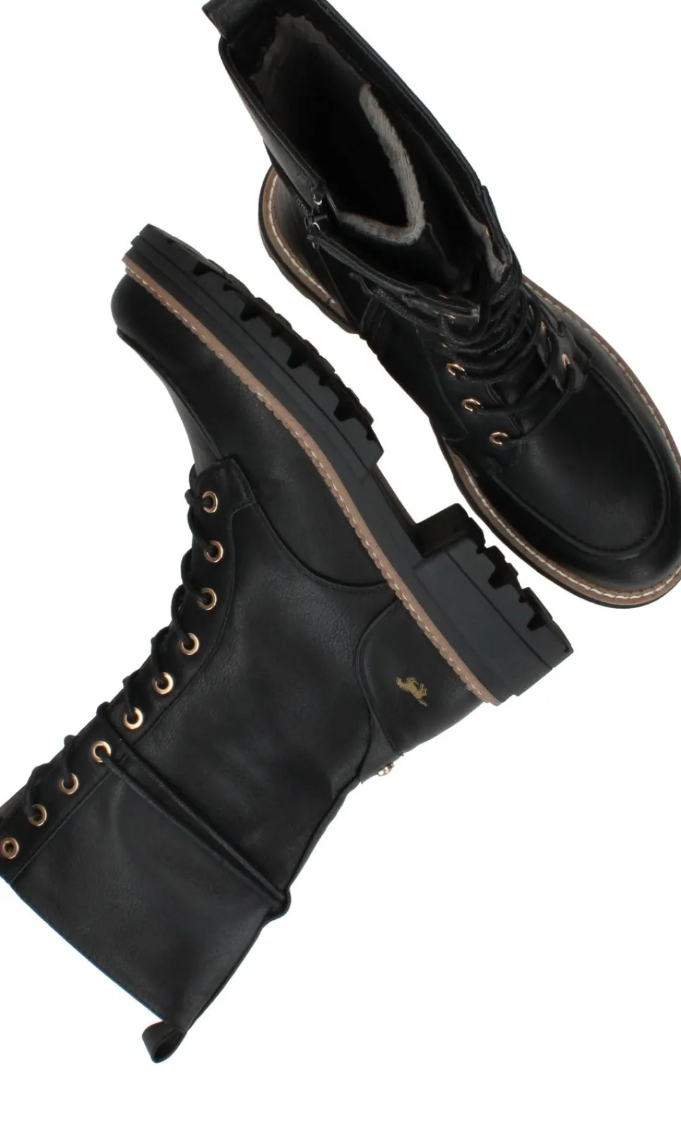 Mustang Veterboots Zwart Dames