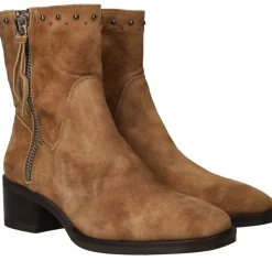 Piedi Nudi Enkellaarsjes Cognac Dames