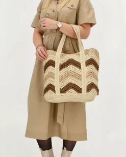 Piero Erbacci Tas Beige Dames