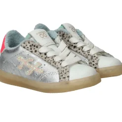 Pinocchio Sneakers Zilver Meisjes