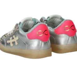 Pinocchio Sneakers Zilver Meisjes