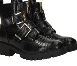POSH by Poelman Bikerboots Zwart Dames