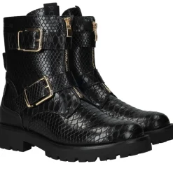 POSH by Poelman Bikerboots Zwart Dames