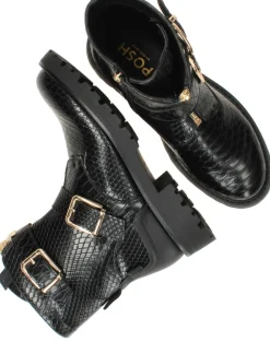 POSH by Poelman Bikerboots Zwart Dames