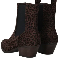 POSH by Poelman Enkellaarsjes Bruin Dames