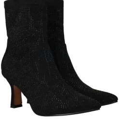 POSH by Poelman Enkellaarsjes Zwart Dames