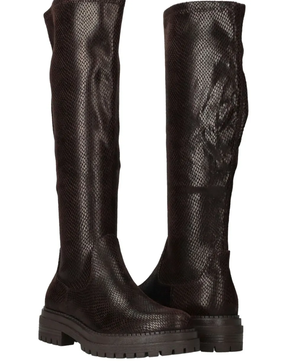 POSH by Poelman Lange laarzen Bruin Dames