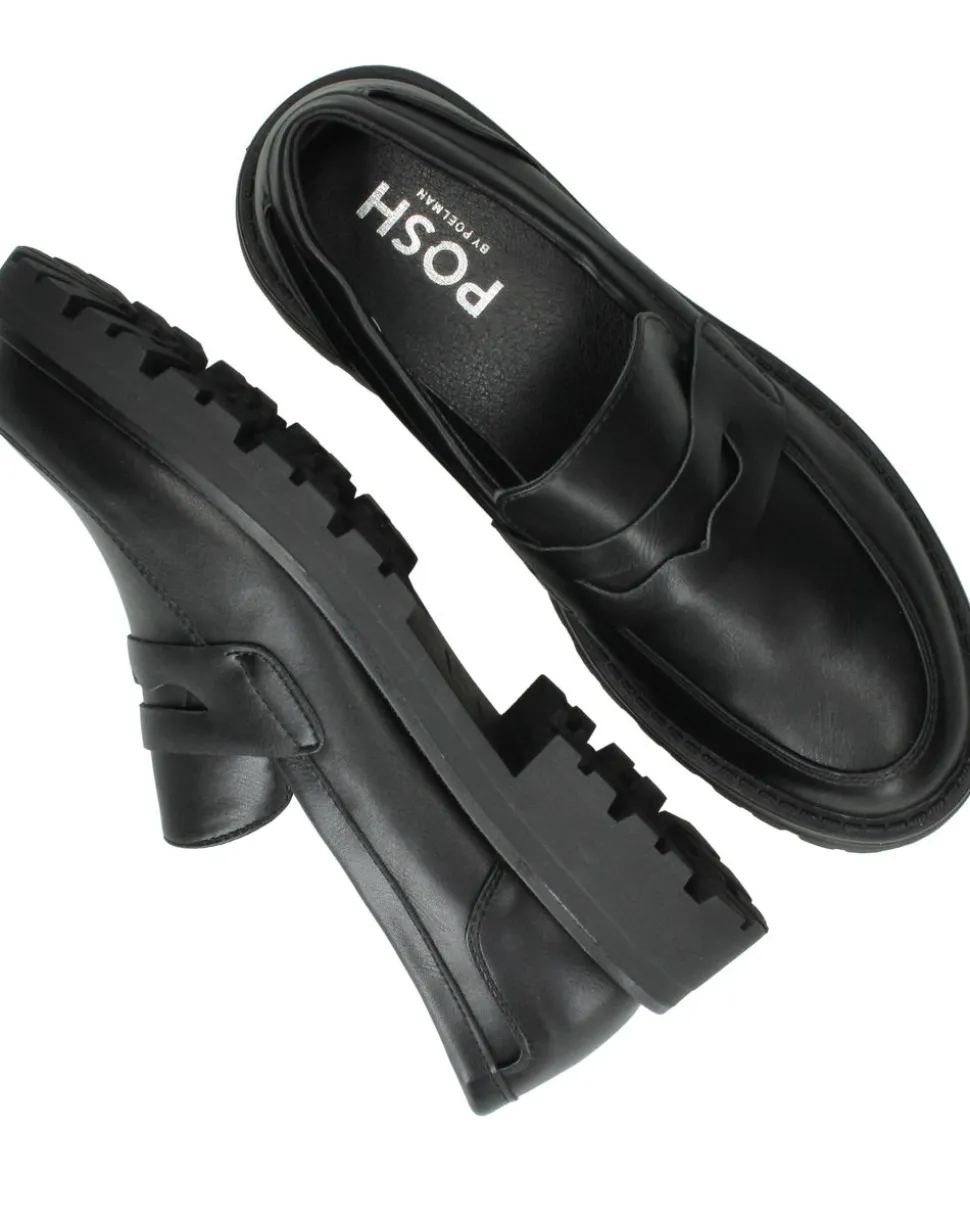 POSH by Poelman Loafers Zwart Dames