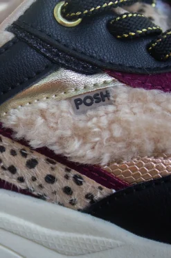 POSH by Poelman Sneakers Rood Dames