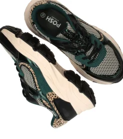 POSH by Poelman Sneakers Groen Dames