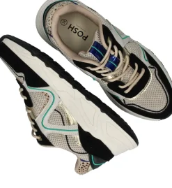 POSH by Poelman Sneakers Beige Dames