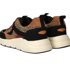 POSH by Poelman Sneakers Bruin Dames