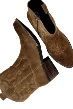 PS Poelman Enkellaarsjes Bruin Dames