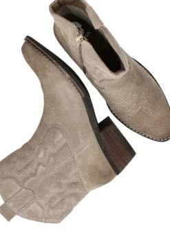 PS Poelman Enkellaarsjes Grijs Dames