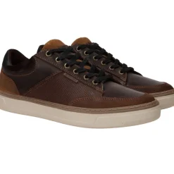 PS Poelman Sneakers Bruin Heren