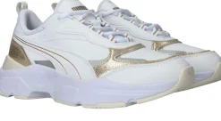 Puma Cassia Metallic Shine Sneakers Wit Dames