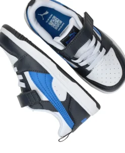 Puma Rebound V6 Lo Sneakers Blauw Jongens