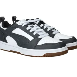 Puma Rebound V6 Lo Sneakers Grijs Jongens
