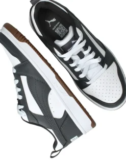 Puma Rebound V6 Lo Sneakers Grijs Jongens