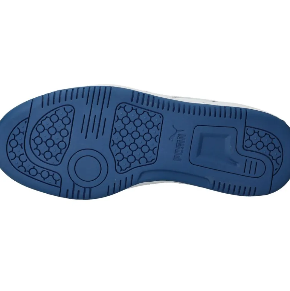 Puma Rebound V6 Low JR Sneakers Blauw Jongens